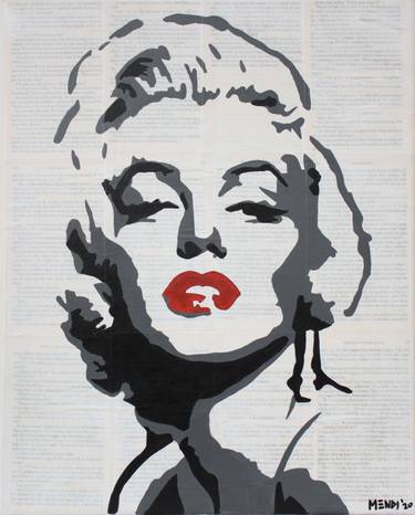 Original Pop Art Celebrity Paintings by MENDI ART