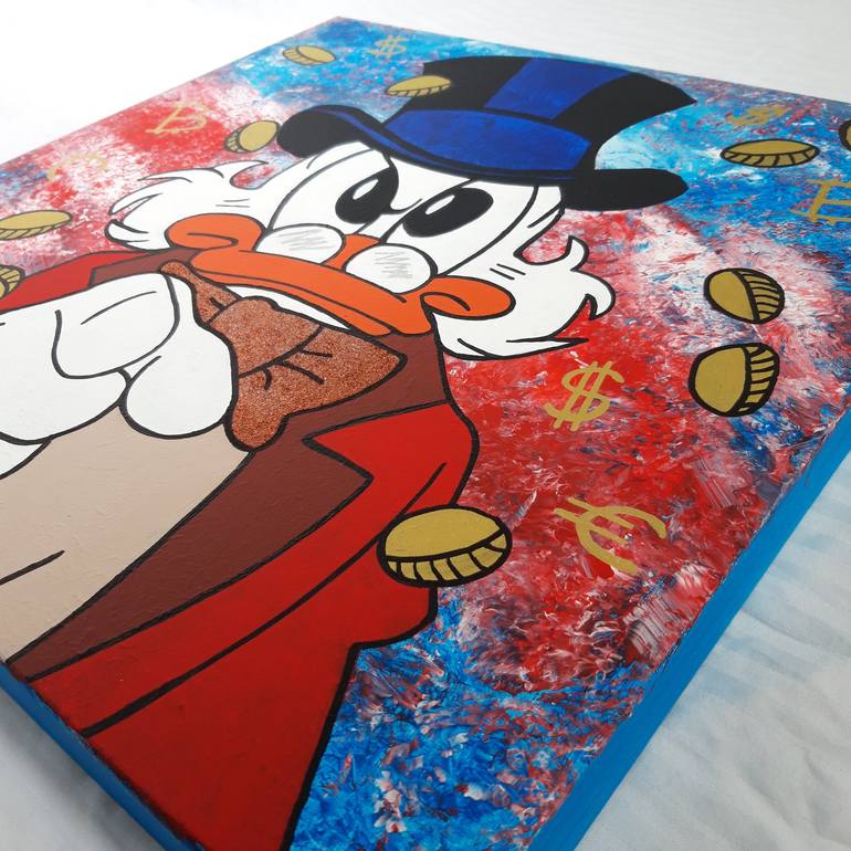 Scrooge McDuck - Louis Vuitton II - Artash Hakobyan - Acrylic on Canvas