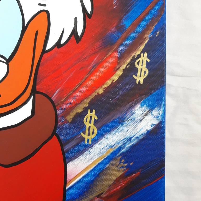 Scrooge McDuck - Louis Vuitton II - Artash Hakobyan - Acrylic on Canvas