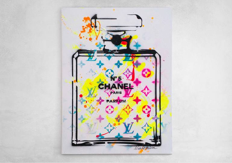 Tableau Chanel Street Art Parfum