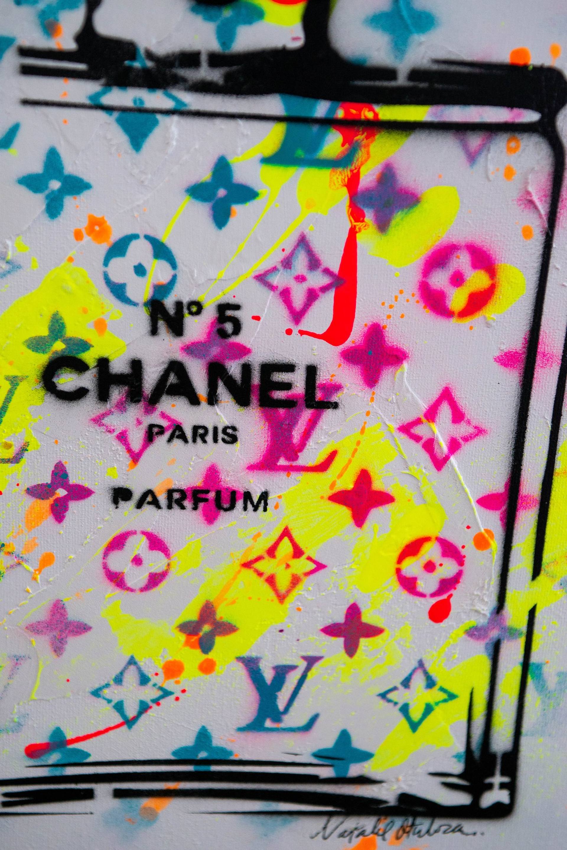 Chanel Summer love & Louis Vuitton by Natalie Otalora (2021) : Painting  Acrylic, Lacquer on Canvas - SINGULART