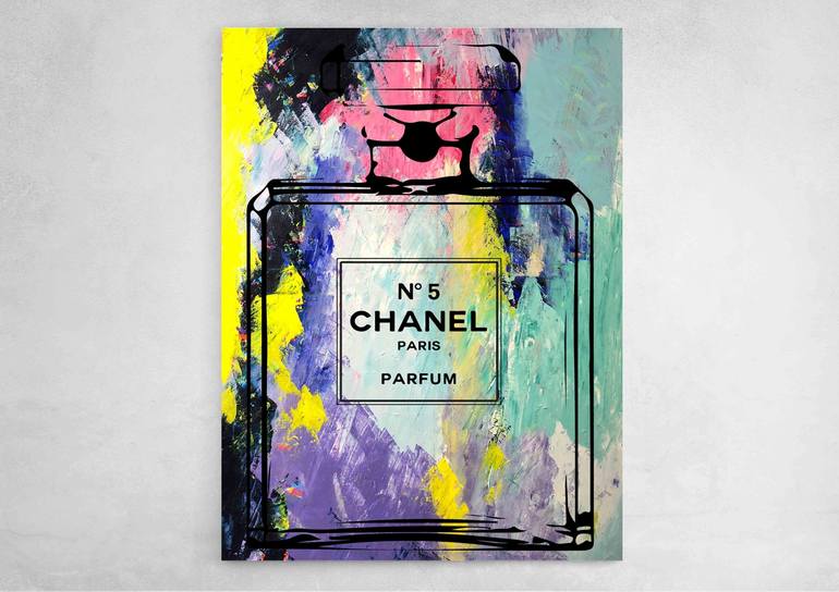 Chanel Summer Love & Louis Vuitton, Painting by Natalie Otalora