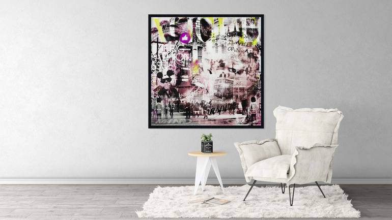 Original Fine Art Cities Mixed Media by Natalie Otalora