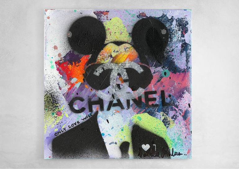 Chanel Summer Love & Louis Vuitton, Painting by Natalie Otalora