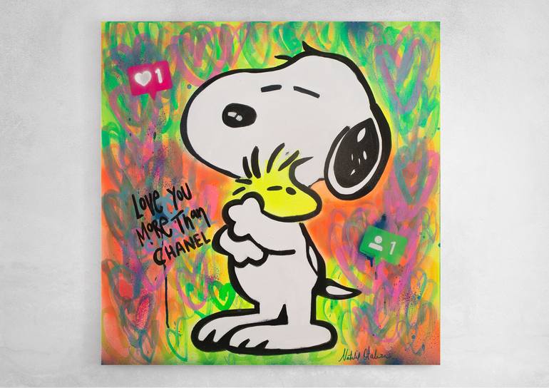 Original Pop Art Cartoon Painting by Natalie Otalora