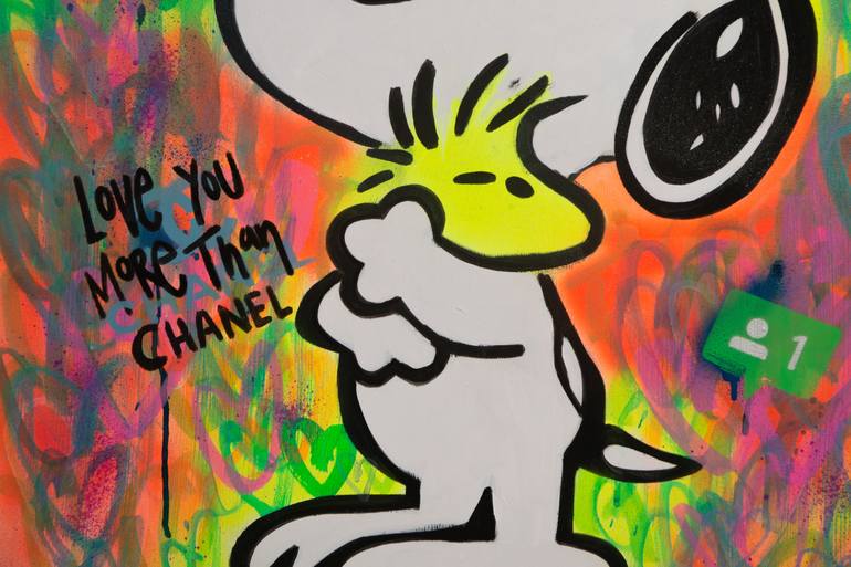 Original Pop Art Cartoon Painting by Natalie Otalora