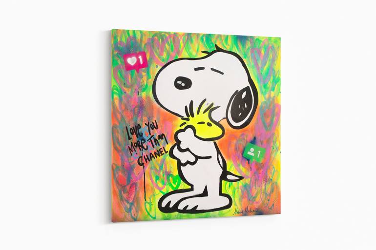 Original Pop Art Cartoon Painting by Natalie Otalora