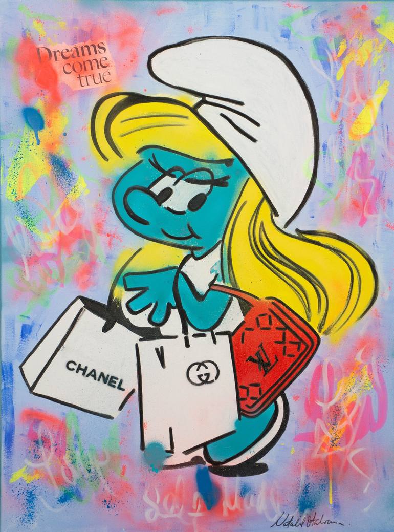 Chanel live love &. Louis Vuitton Painting by Natalie Otalora