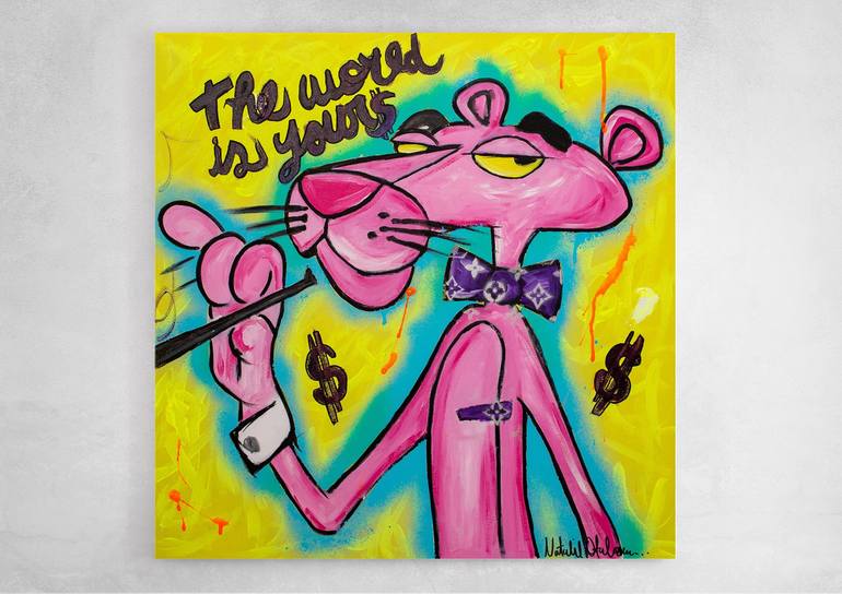 Original Fine Art Cartoon Painting by Natalie Otalora