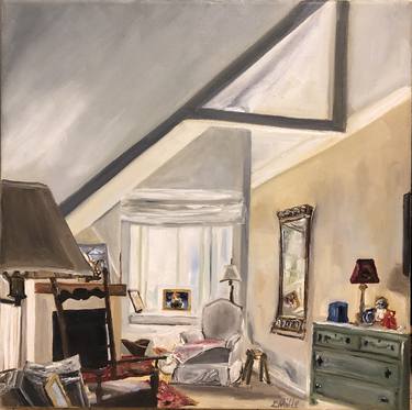 Original Fine Art Interiors Paintings by lori mills