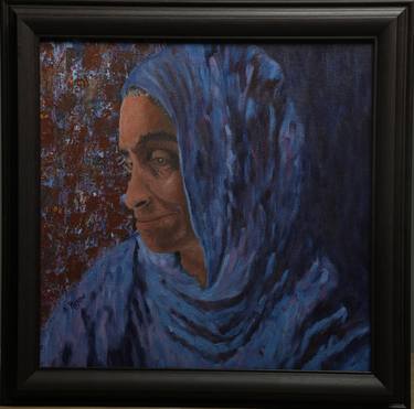 Woman In Blue Veil thumb