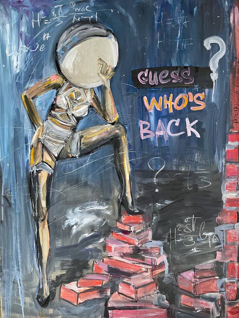 Original Expressionism Science/Technology Painting by Anna Polani
