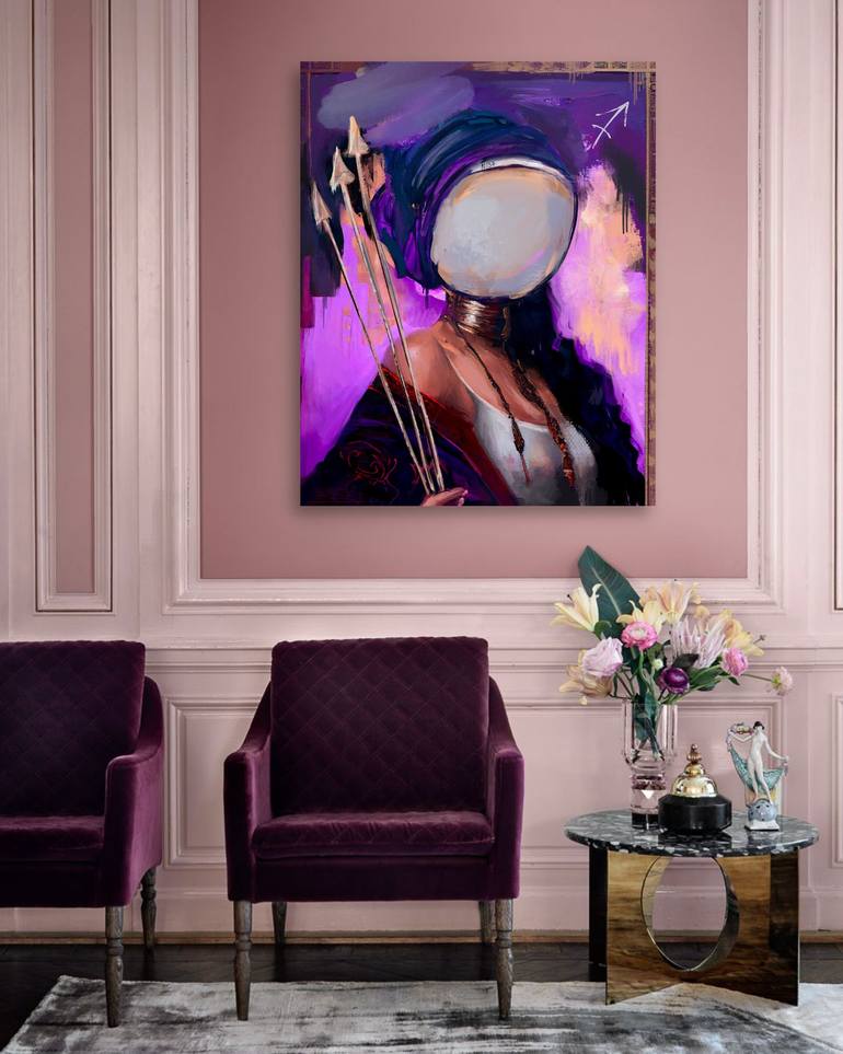 Original Contemporary Outer Space Digital by Anna Polani