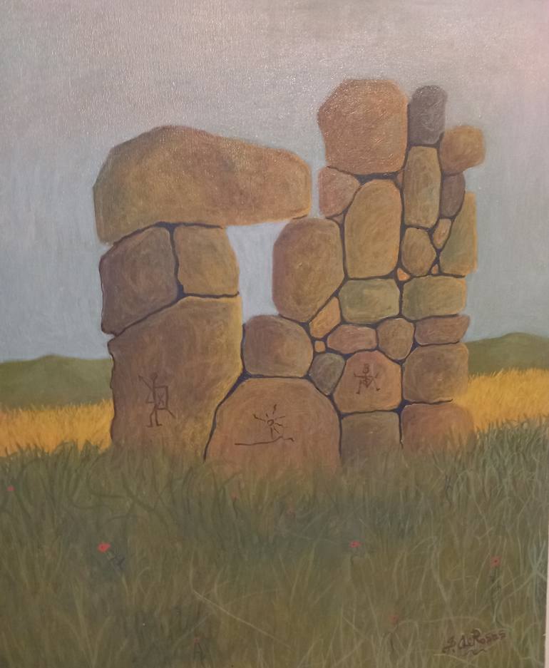 Original Realism Landscape Painting by Stefano Derosas