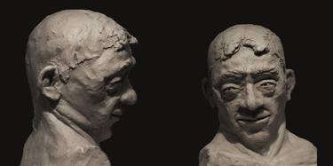 Original Figurative Portrait Sculpture by guy coda