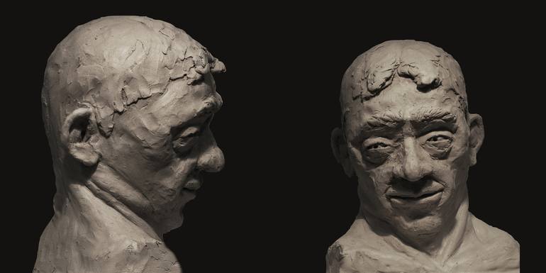 Original sculpture Portrait Sculpture by guy coda