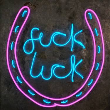 Fuck Luck (pink & blue) thumb