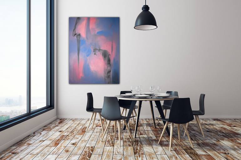 Original Abstract Expressionism Abstract Painting by David Ruiz
