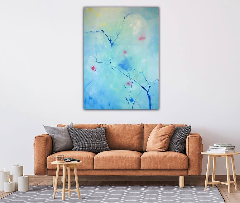 Original Abstract Expressionism Abstract Painting by David Ruiz