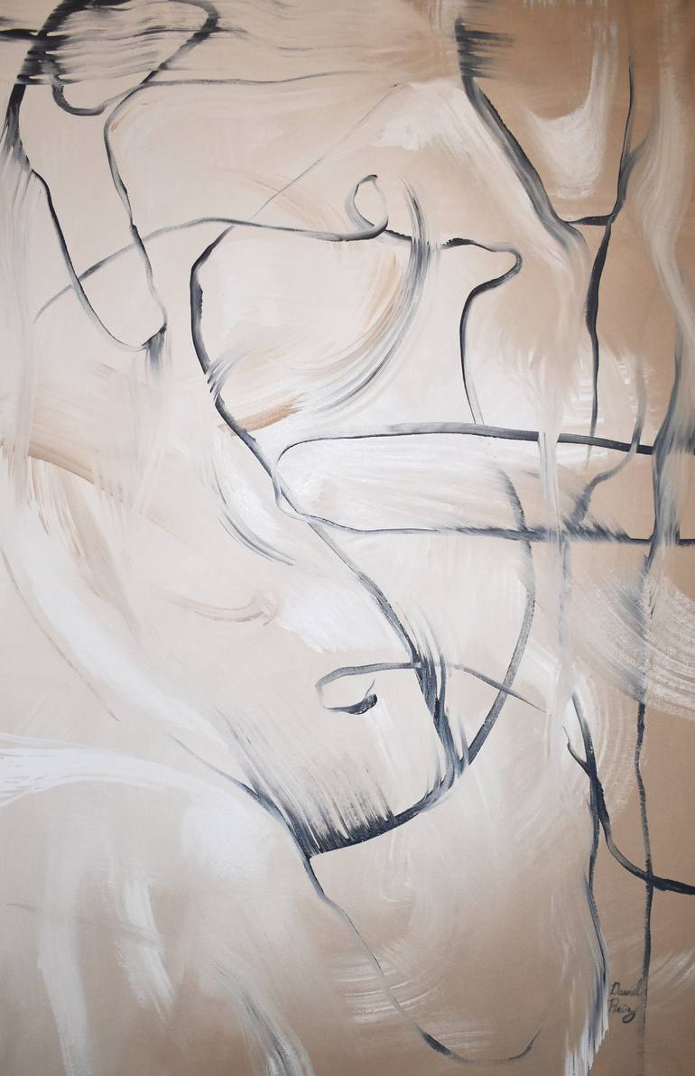 Original Abstract Expressionism Abstract Paintings by David Ruiz