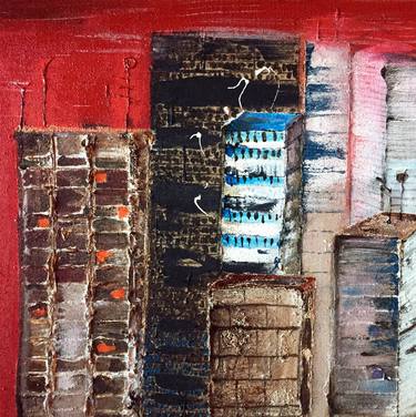 Original Abstract Expressionism Cities Paintings by Giada Bellini