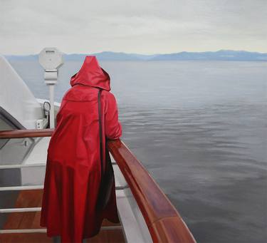 Original Figurative People Paintings by Abraham Vazquez