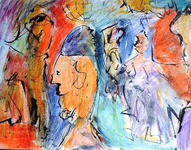 Print of Abstract Expressionism Abstract Paintings by Krzysztof Bobrowski