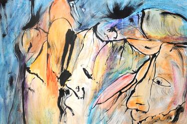 Print of Figurative Abstract Paintings by Krzysztof Bobrowski