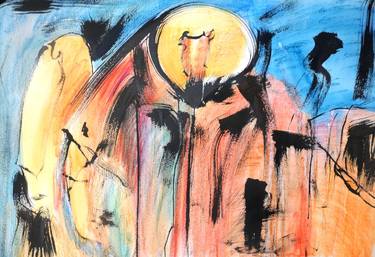 Print of Abstract Expressionism Abstract Paintings by Krzysztof Bobrowski