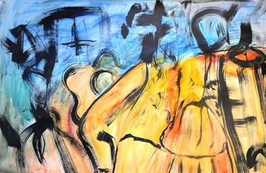 Original Abstract Expressionism Abstract Paintings by Krzysztof Bobrowski