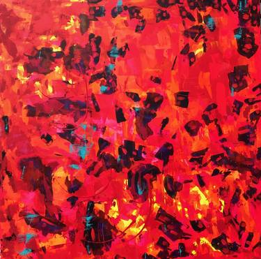 Original Abstract Expressionism Abstract Paintings by Jennifer Tymowska