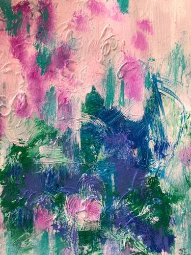 Original Impressionism Abstract Mixed Media by Jennifer Tymowska