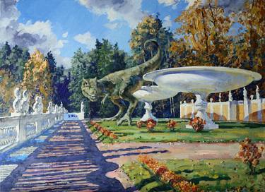 Sunny day at the Arkhangelskoye estate thumb