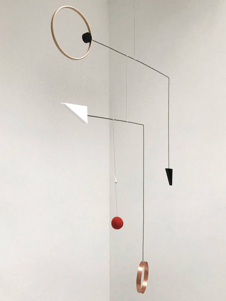 Original Conceptual Geometric Sculpture by Anja Hessler