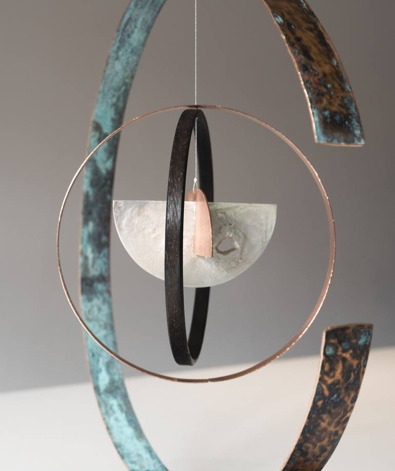 Original Conceptual Geometric Sculpture by Anja Hessler