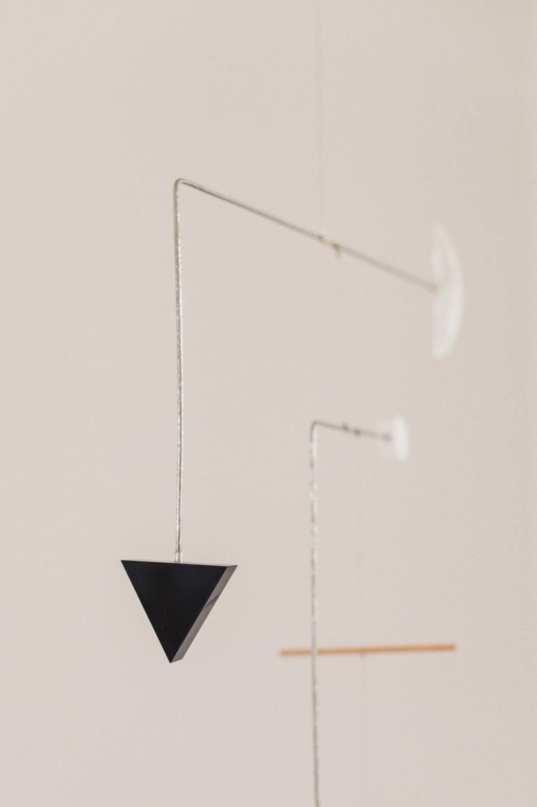 Original Minimalism Geometric Sculpture by Anja Hessler