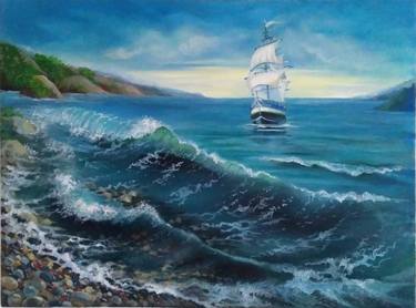 Original Seascape Paintings by Alla Stoyakova