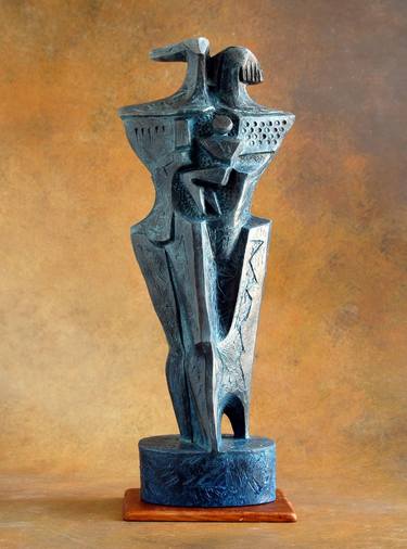 Original Figurative Family Sculpture by Orazio Barbagallo