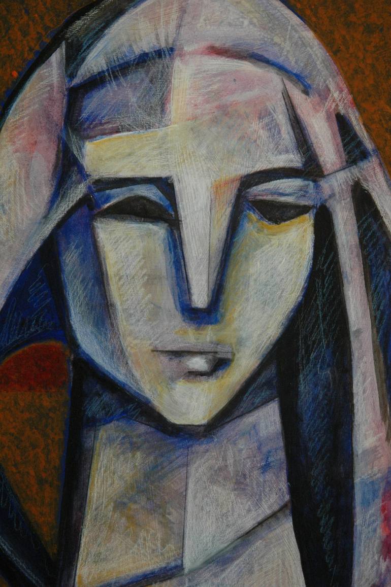 Original Expressionism People Painting by Orazio Barbagallo