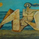 Sulla spiaggia by Orazio Barbagallo