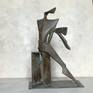 SCULPTURE MADE IN BRONZE PATINATED LOST WAX CASTING