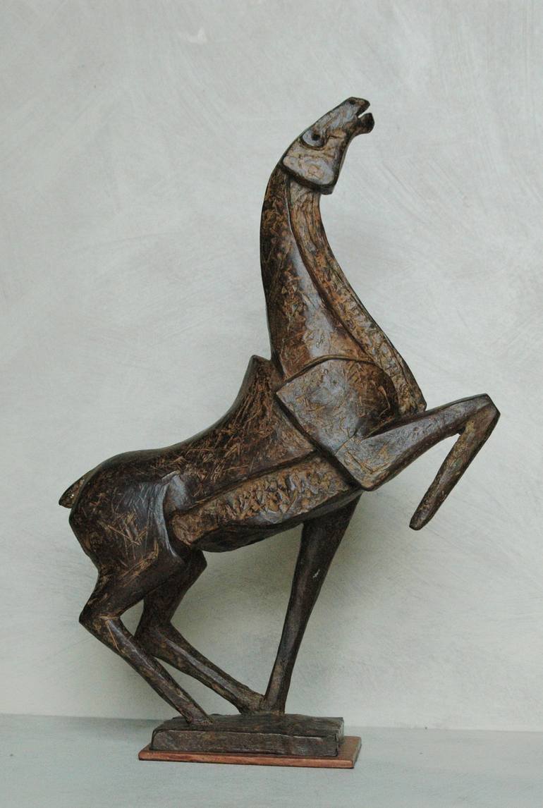Print of Horse Sculpture by Orazio Barbagallo