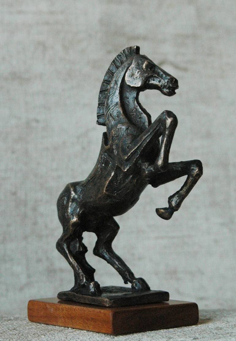 Original Figurative Horse Sculpture by Orazio Barbagallo