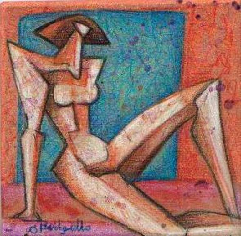 Original Nude Painting by Orazio Barbagallo