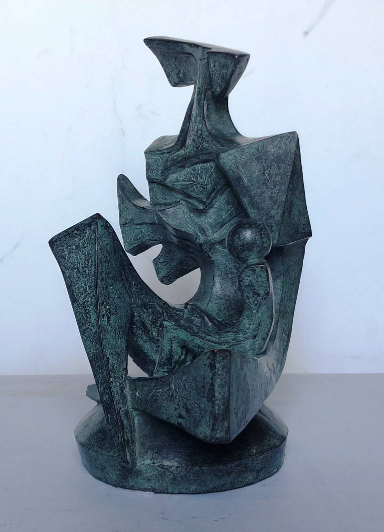 Original Cubism Body Sculpture by Orazio Barbagallo