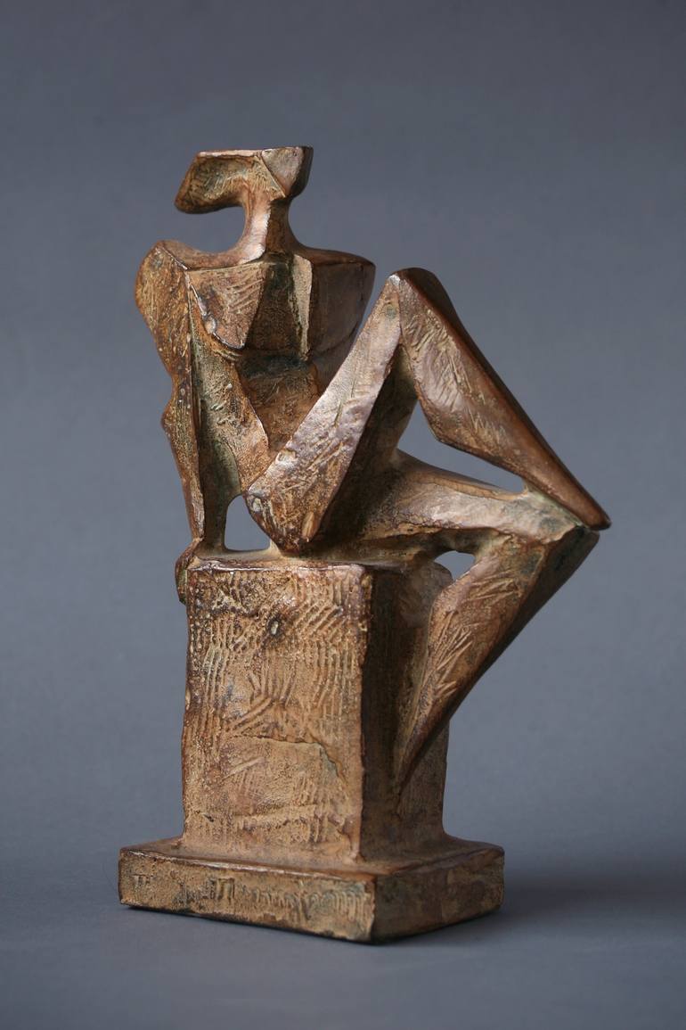 Original Cubism Body Sculpture by Orazio Barbagallo