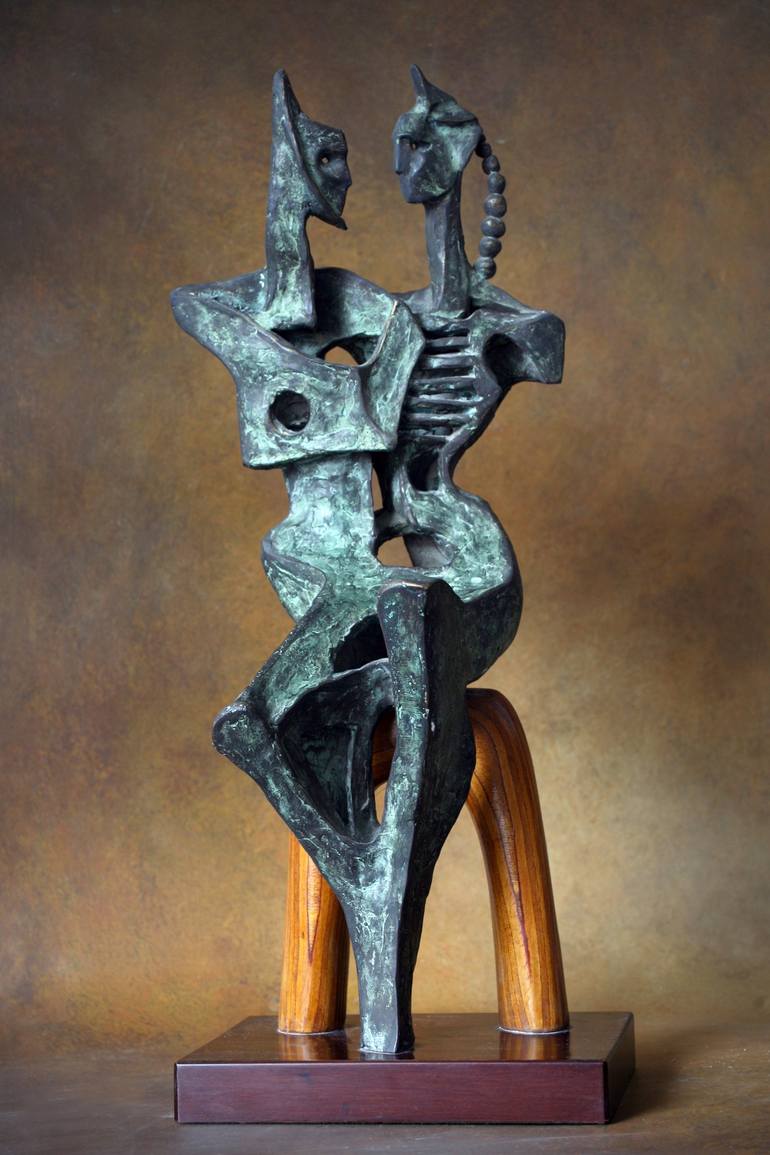 Original Classical mythology Sculpture by Orazio Barbagallo