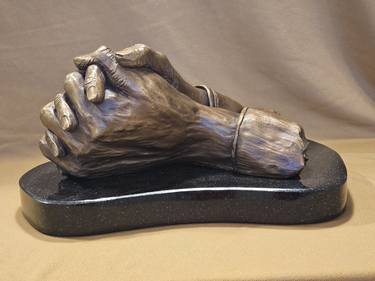 Original Figurative Love Sculpture by Carole Desgagne
