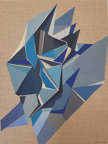 Print of Abstract Geometric Paintings by Gina Summers