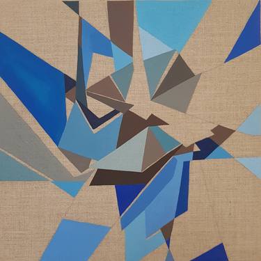 Original Abstract Geometric Paintings by Gina Summers